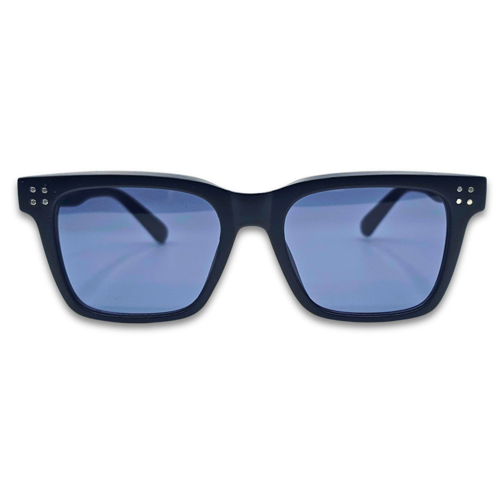 Ochelari de soare unisex Matteo Ferari, lentile albastre, UV400