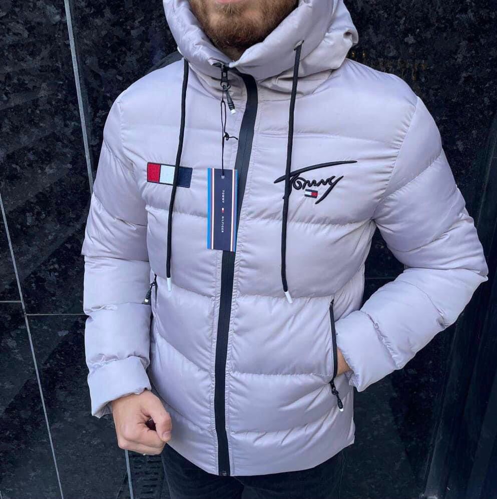 Geacă Puffer cu Glugă – Tommy Hilfiger, Bărbați
