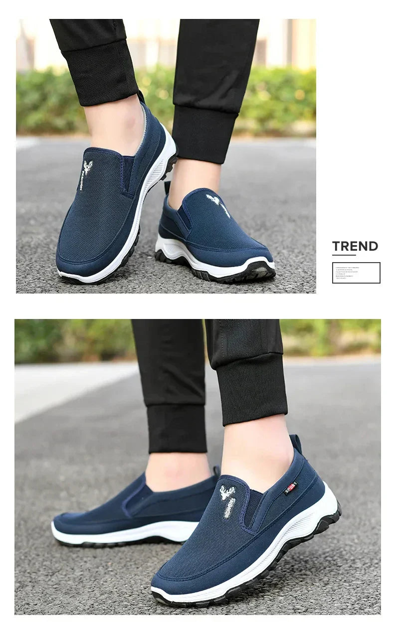 Men Casual Sneakers 2024 Spring New Lightweight Male Tennis Shoes Men Sneakers Soft Mesh Casual Shoes Outdoor Anti-Slip Shoes