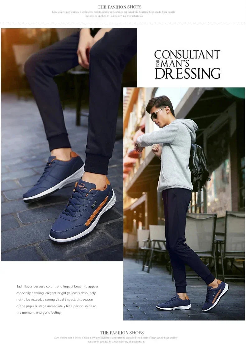 Men Shoes Sneakers Trend Casual Breathable Leisure Male Sneakers Non-Slip Footwear Vulcanized Shoes