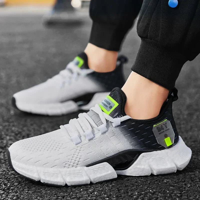 Pantofi ocazional pentru bărbați, ușori, de modă, pantofi de alergare, respirabili, pantofi de tenis, comozi, pantofi sport pentru jogging în aer liber