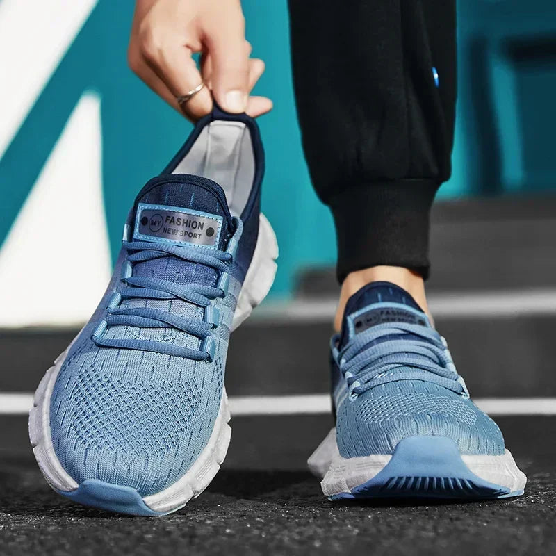 Pantofi ocazional pentru bărbați, ușori, de modă, pantofi de alergare, respirabili, pantofi de tenis, comozi, pantofi sport pentru jogging în aer liber