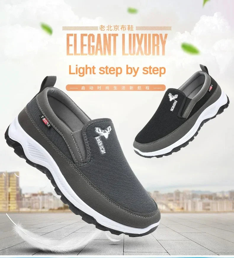 Men Casual Sneakers 2024 Spring New Lightweight Male Tennis Shoes Men Sneakers Soft Mesh Casual Shoes Outdoor Anti-Slip Shoes