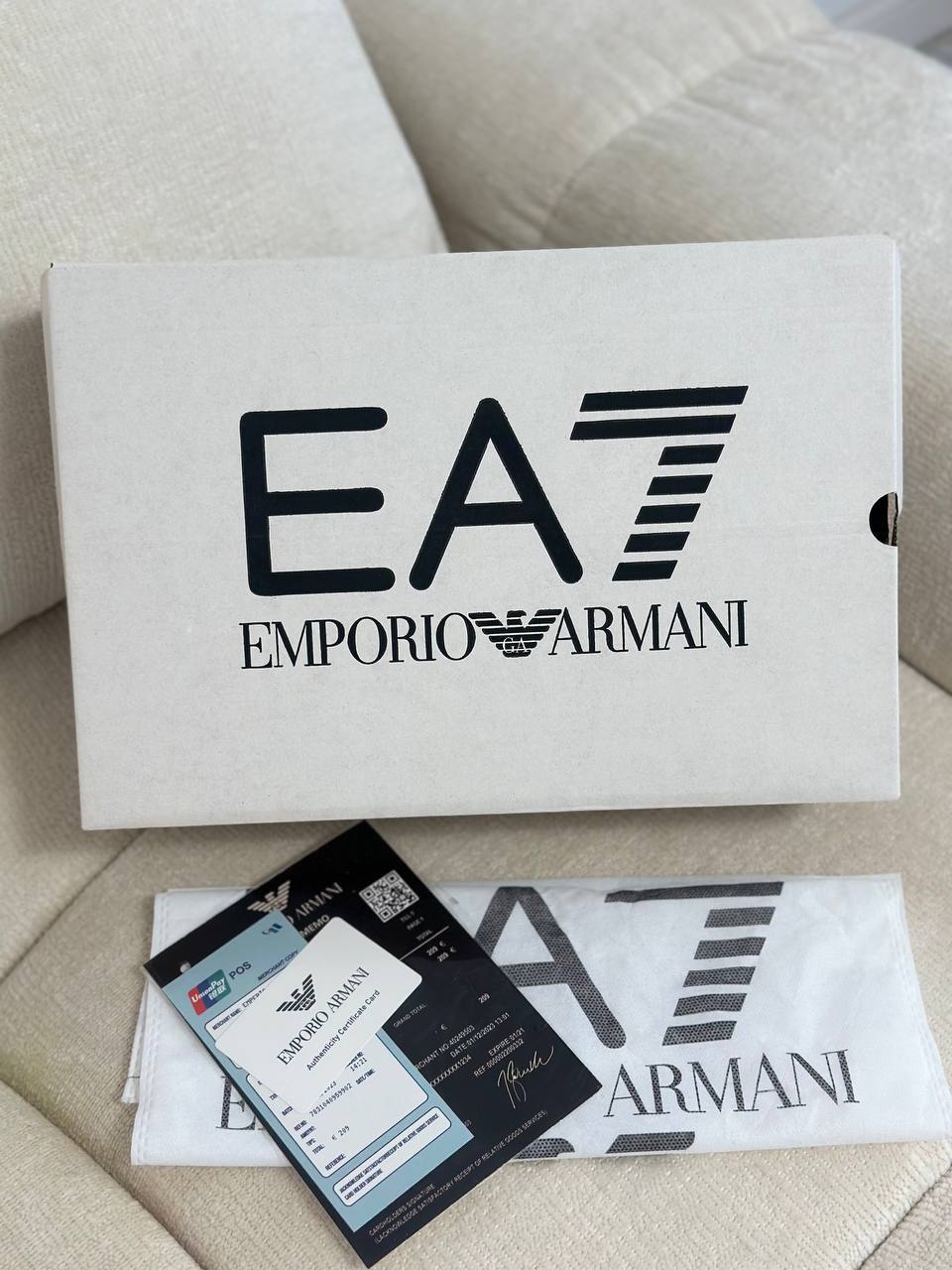 Adidași Emporio Armani Gri