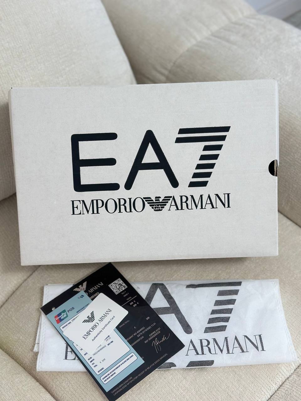 Adidași Emporio Armani Negru