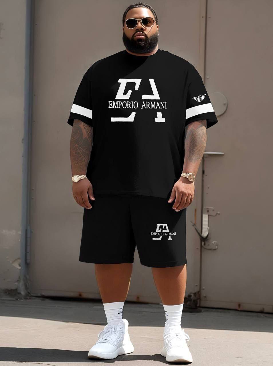 Compleu Batal Emporio Armani L-5XL cu Sigle Cusute