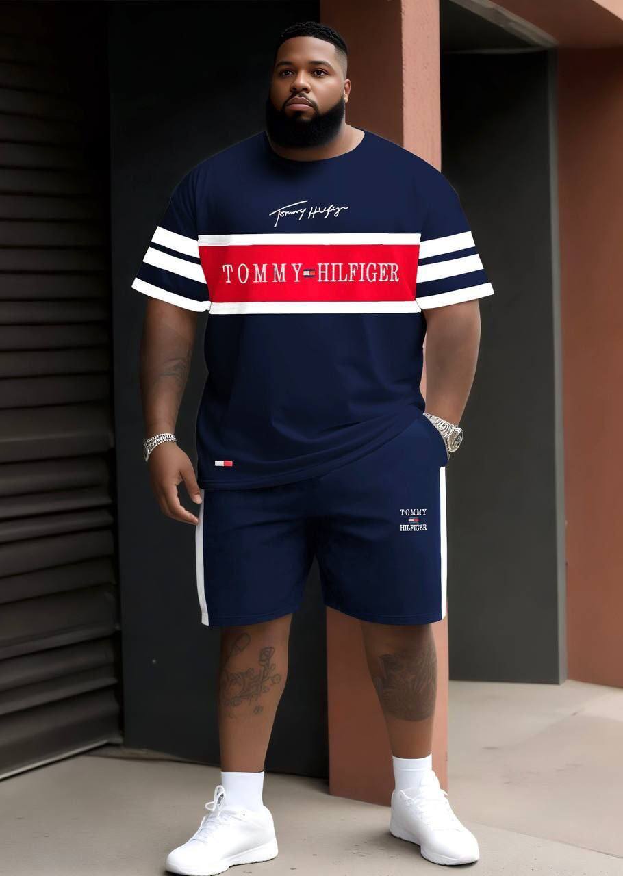 Compleu Tommy Hilfiger L-5XL cu Sigle Cusute